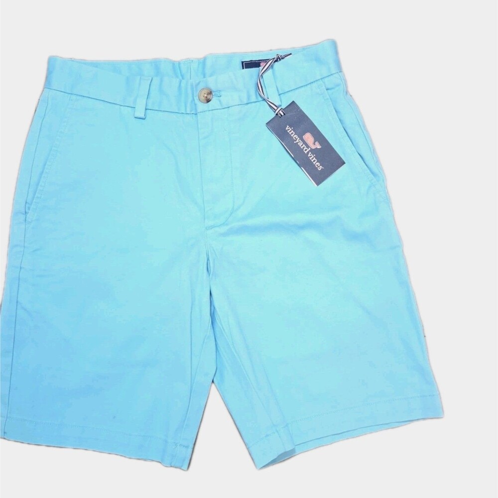 Vineyard Vines Men's 9" Stretch Breaker Shorts  Size 28 Flats Blue NEW NWT